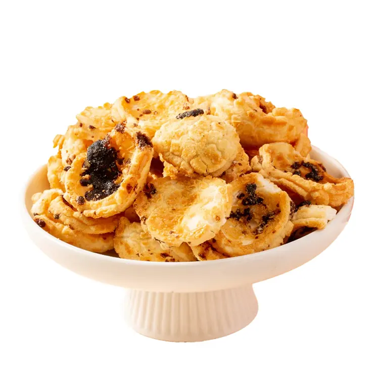 ข้าวเกรียบข้าวอบกรอบรสน้ำตาลทรายแดง 2.5กก